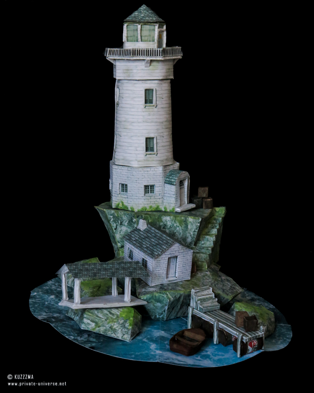 Lighthouse paper model