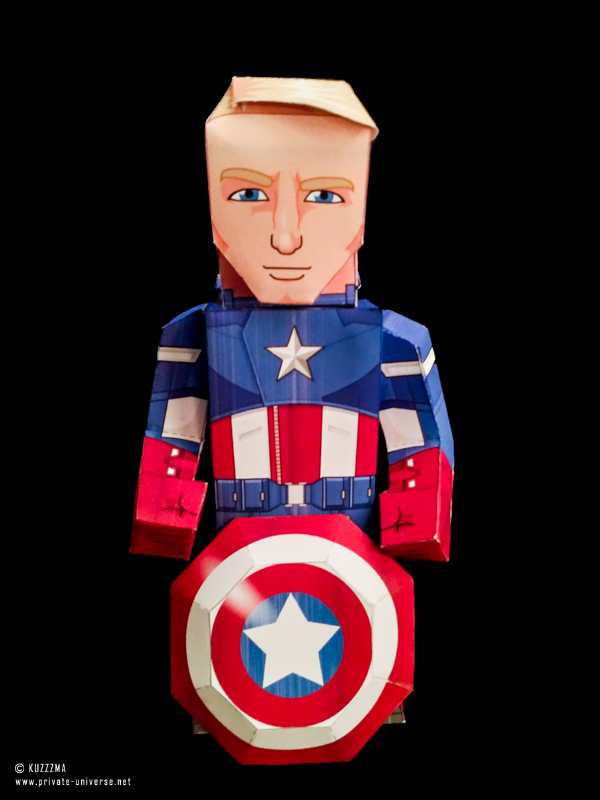 Paper Hero Captain America