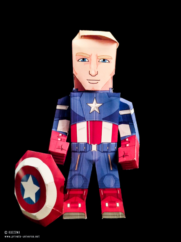 Paper Hero Captain America