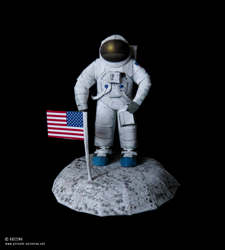 Moon landing astronaut