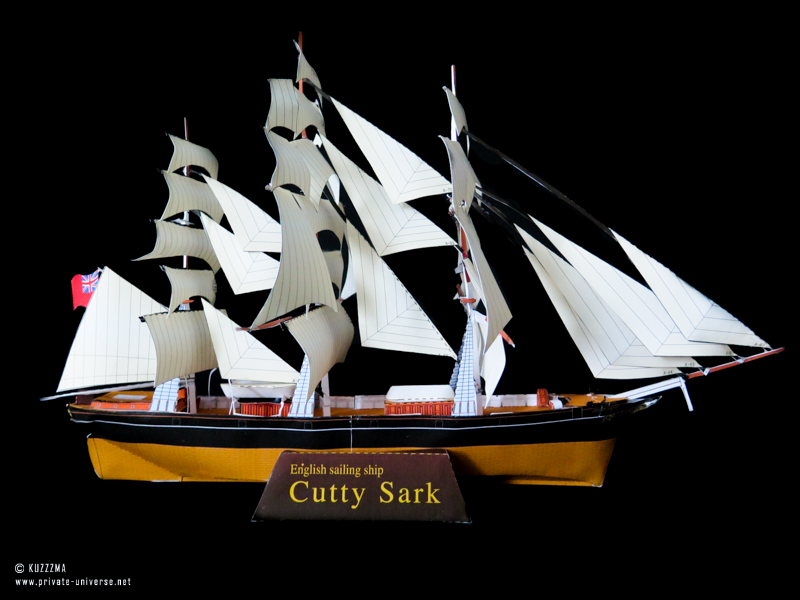 Cutty Sark papercraft