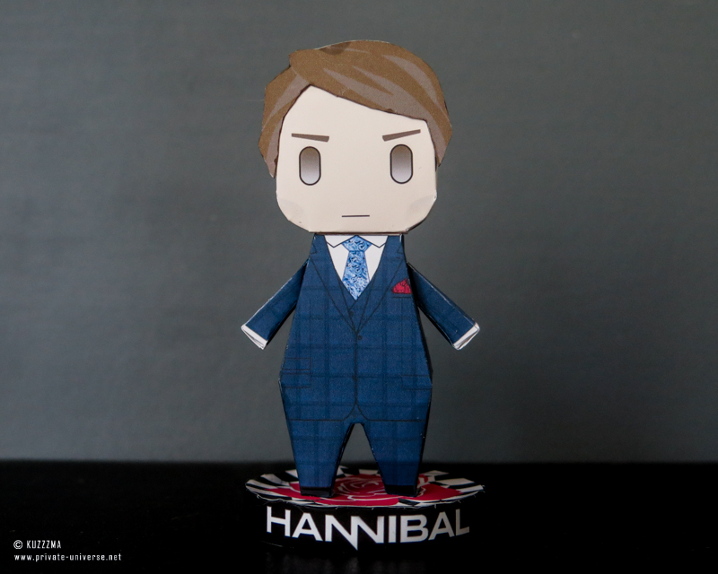 Hannibal Lecter papertoy
