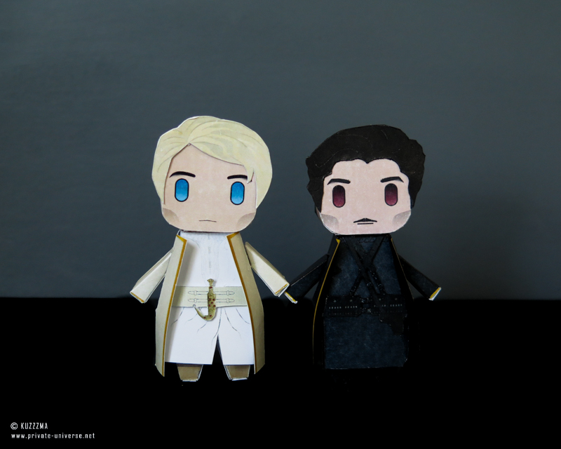 Lawrence of Arabia papertoys: Ali and Lawrence