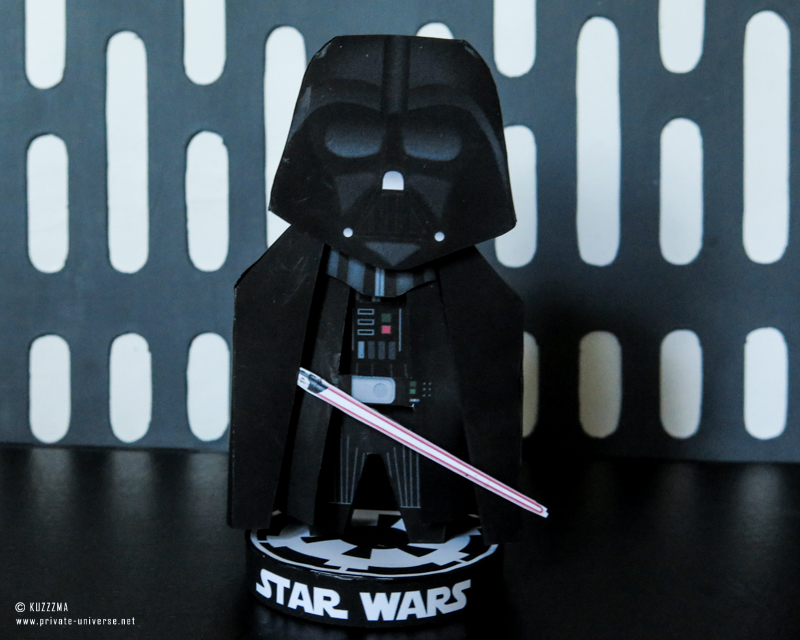 Paperized Star Wars Darth Vader papertoy