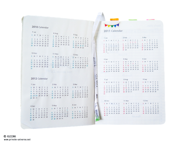 The Day Drawing planner: calendar