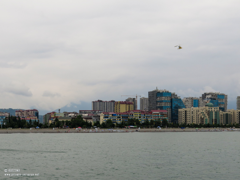 Flying over Batumi