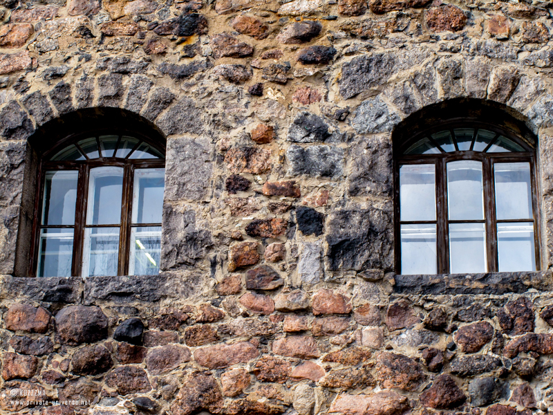 Windows in stone